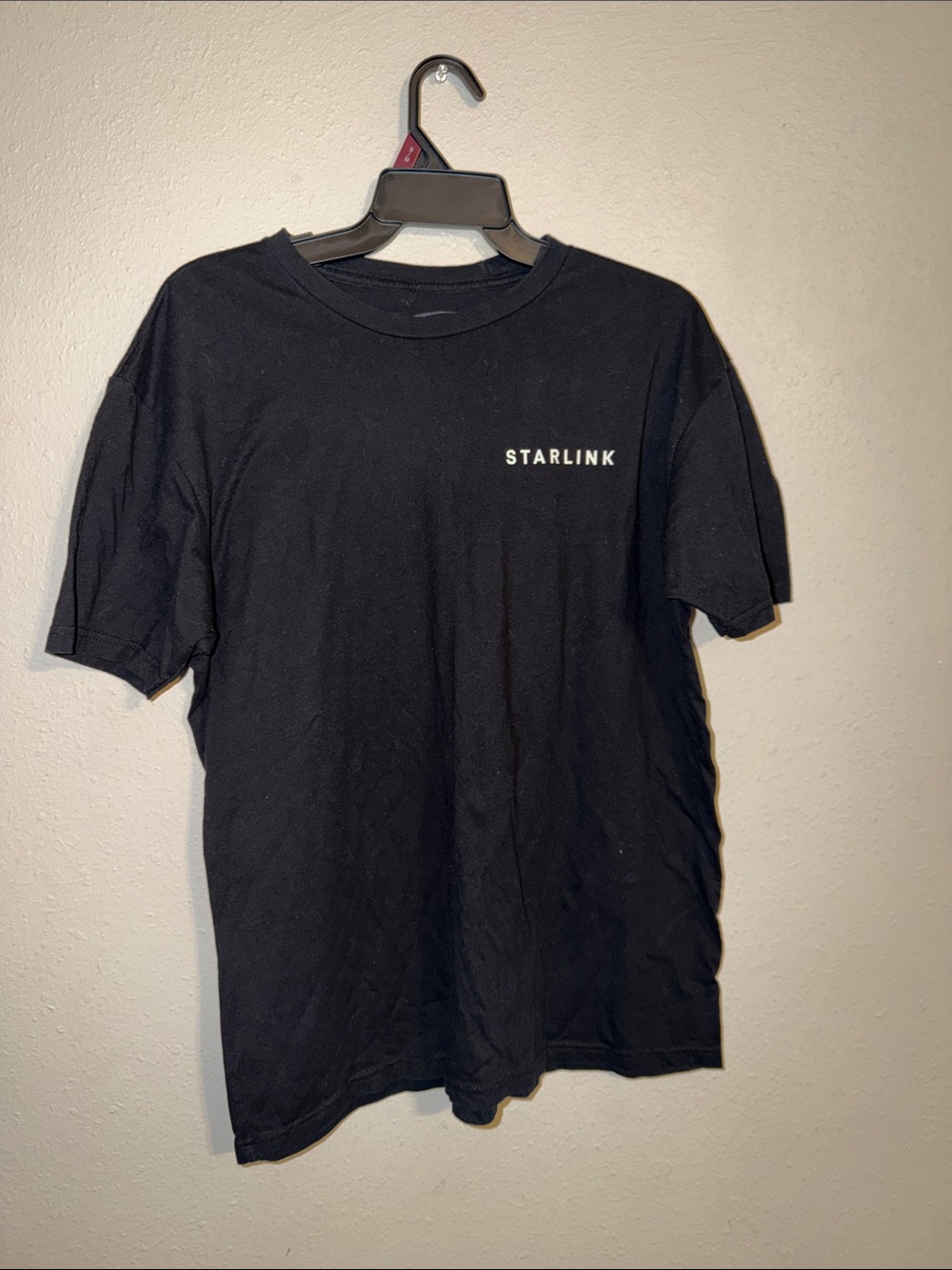 Starlink Men's Short Sleeve Logo T-Shirt — Black